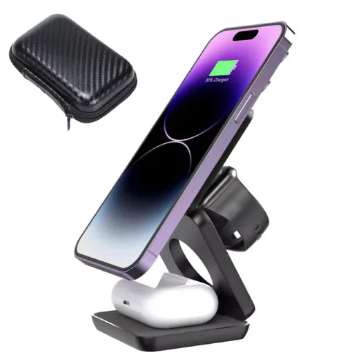 Inovex MagCharge Trio Foldable Wireless Charging Stand Inovex  InovexStore