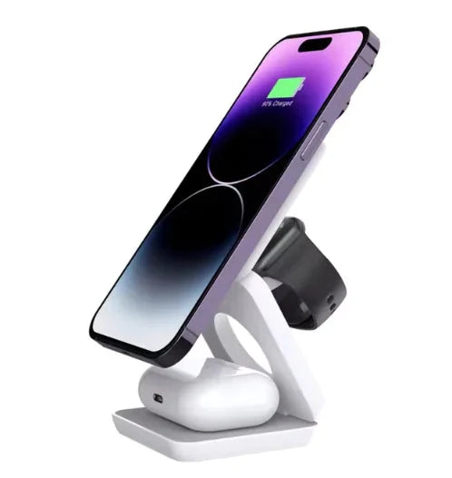 Inovex MagCharge Trio Foldable Wireless Charging Stand Inovex  InovexStore